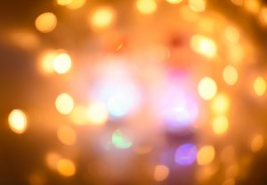 Blurred abstract background lights, beautiful Christmas.