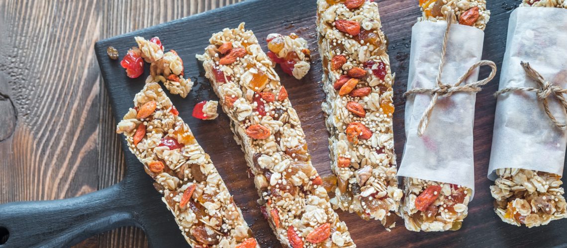 Homemade granola bars